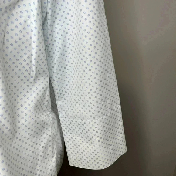 Lands End No Iron Pinpoint Oxford Shirt - Picture 8 of 10